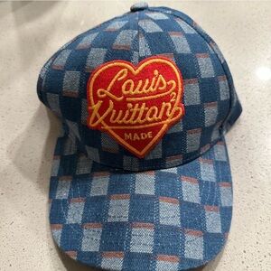 Blue and Red Checkered Cap